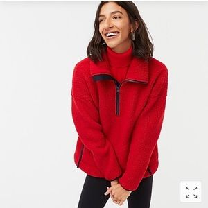 Jcrew Polartec half zip fleece XS